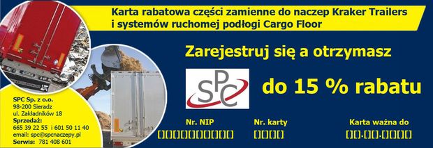 części cargo floor karta rabatowa